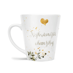 Fotohrnček latte malý - originálny darček - Hexagon